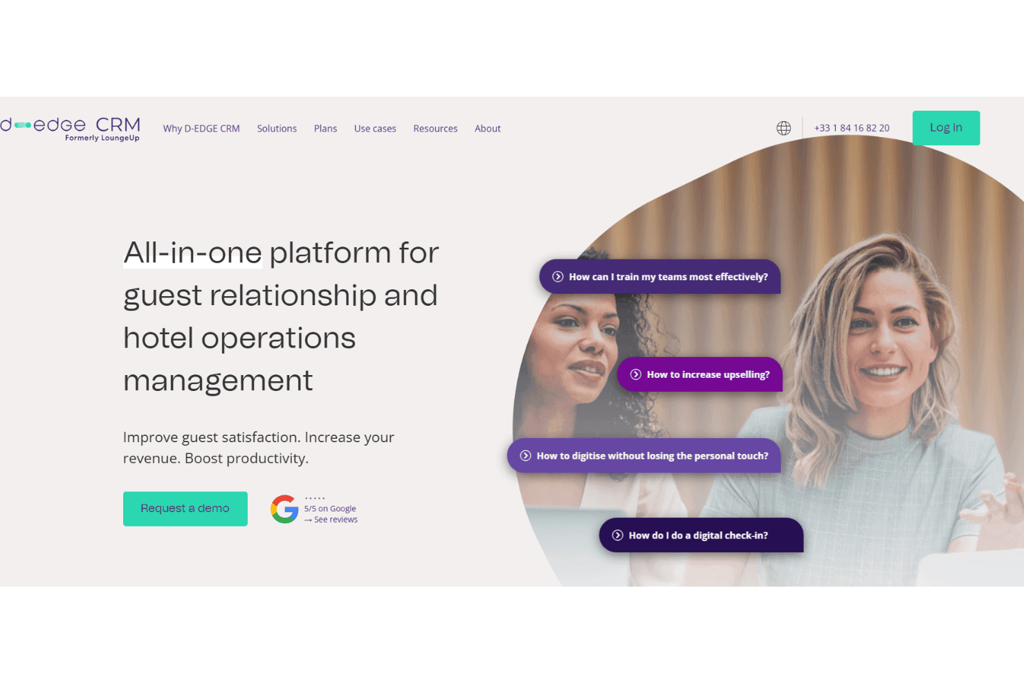 LoungeUp unifies guest messaging, check-in, loyalty, upsells, and hotel operations.