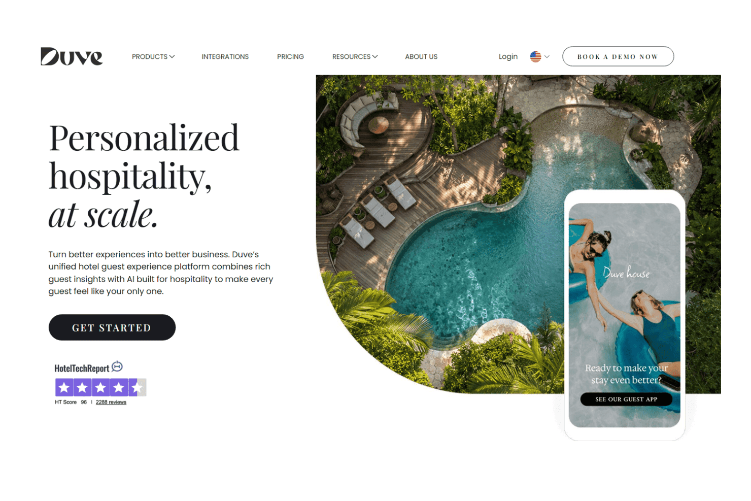 Duve shapes guest stays with messaging, check-in, upsells, mobile keys and apps.