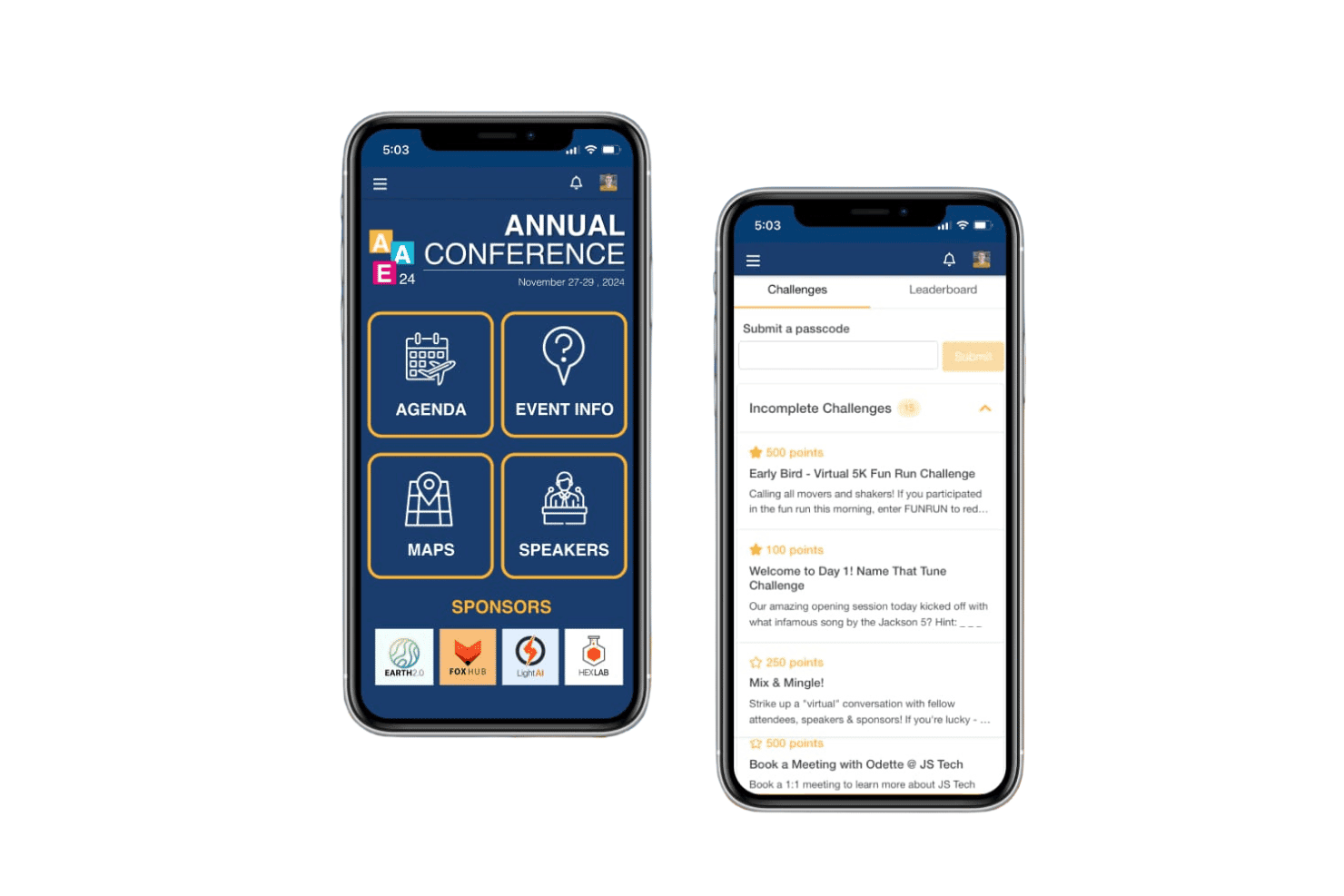EventMobi håndterer registrering, eventapps, indtjekning og deltagerengagement.