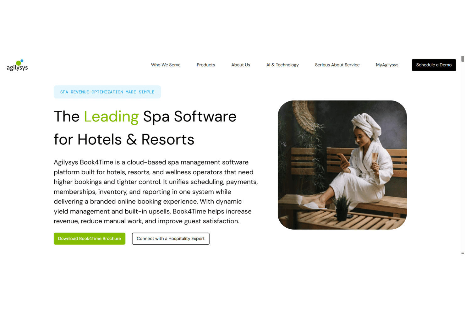 Book4Time handles bookings, memberships, loyalty, gift cards, CRM, and PMS.