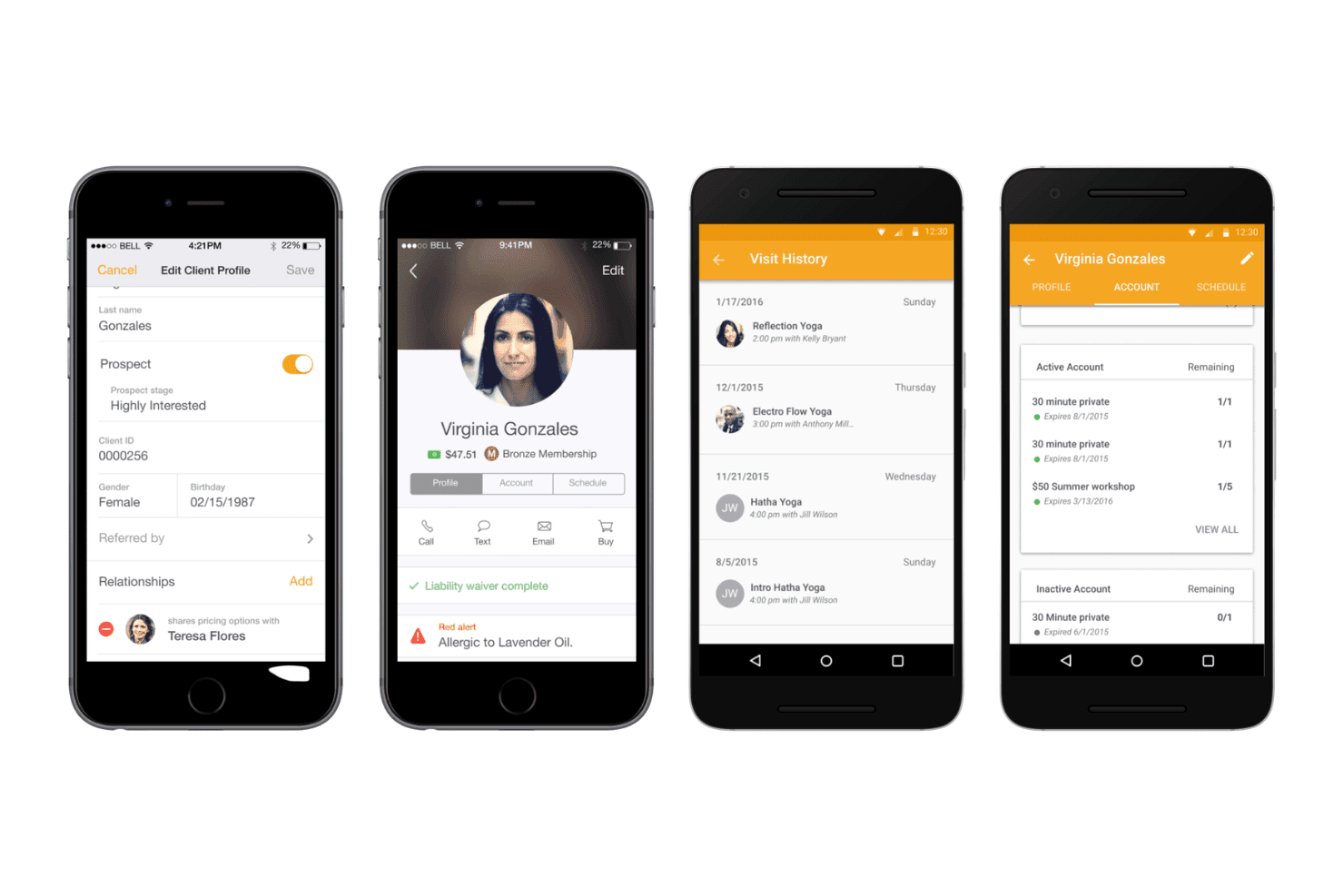 Mindbody manages scheduling, rewards, memberships, marketing, and mobile apps.