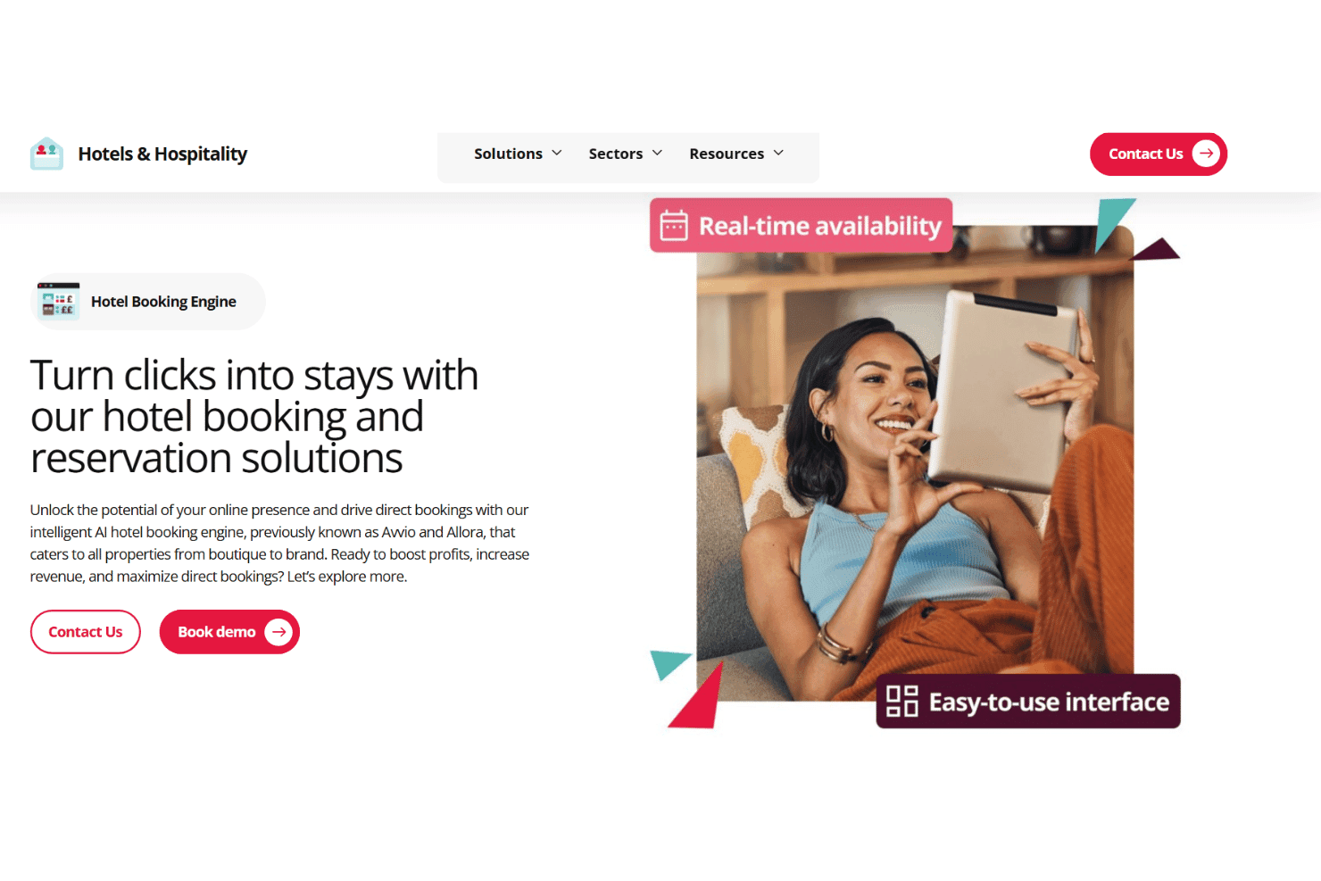 Access combines AI-personalized hotel bookings, dynamic pricing, live rates, abandoned booking recovery, and merchandising for packages, upsells, and promotions.