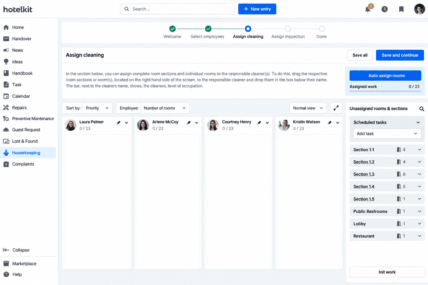 hotelkit organizes staff communication, tasks, and procedures for multi-property hotel teams.