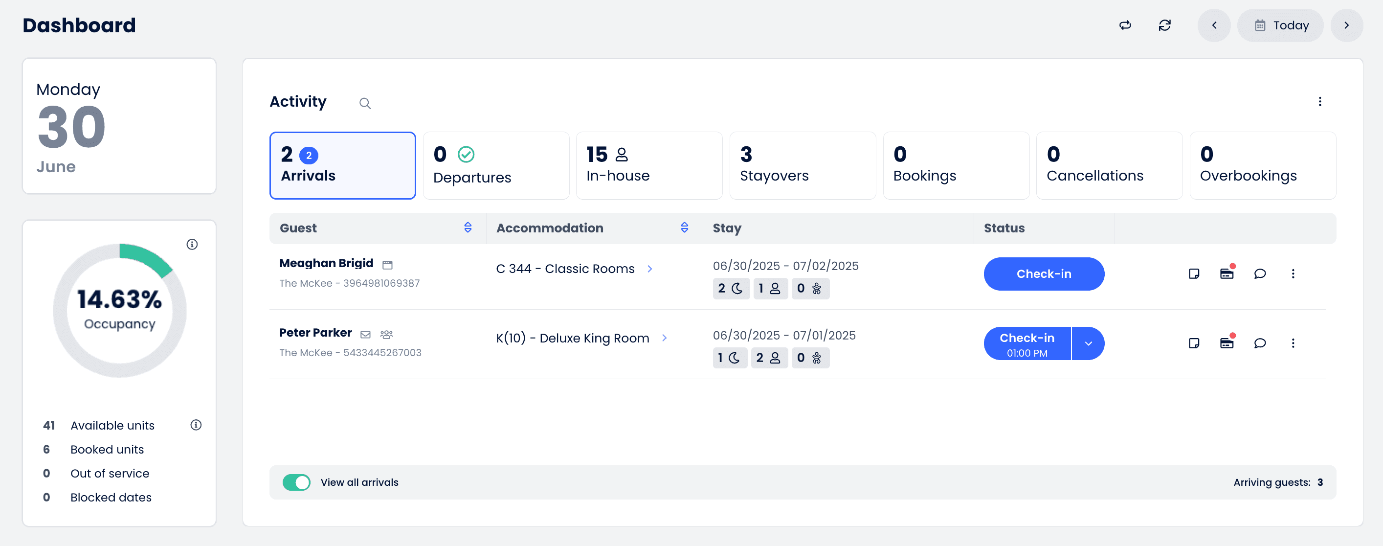 Cloudbeds screenshot