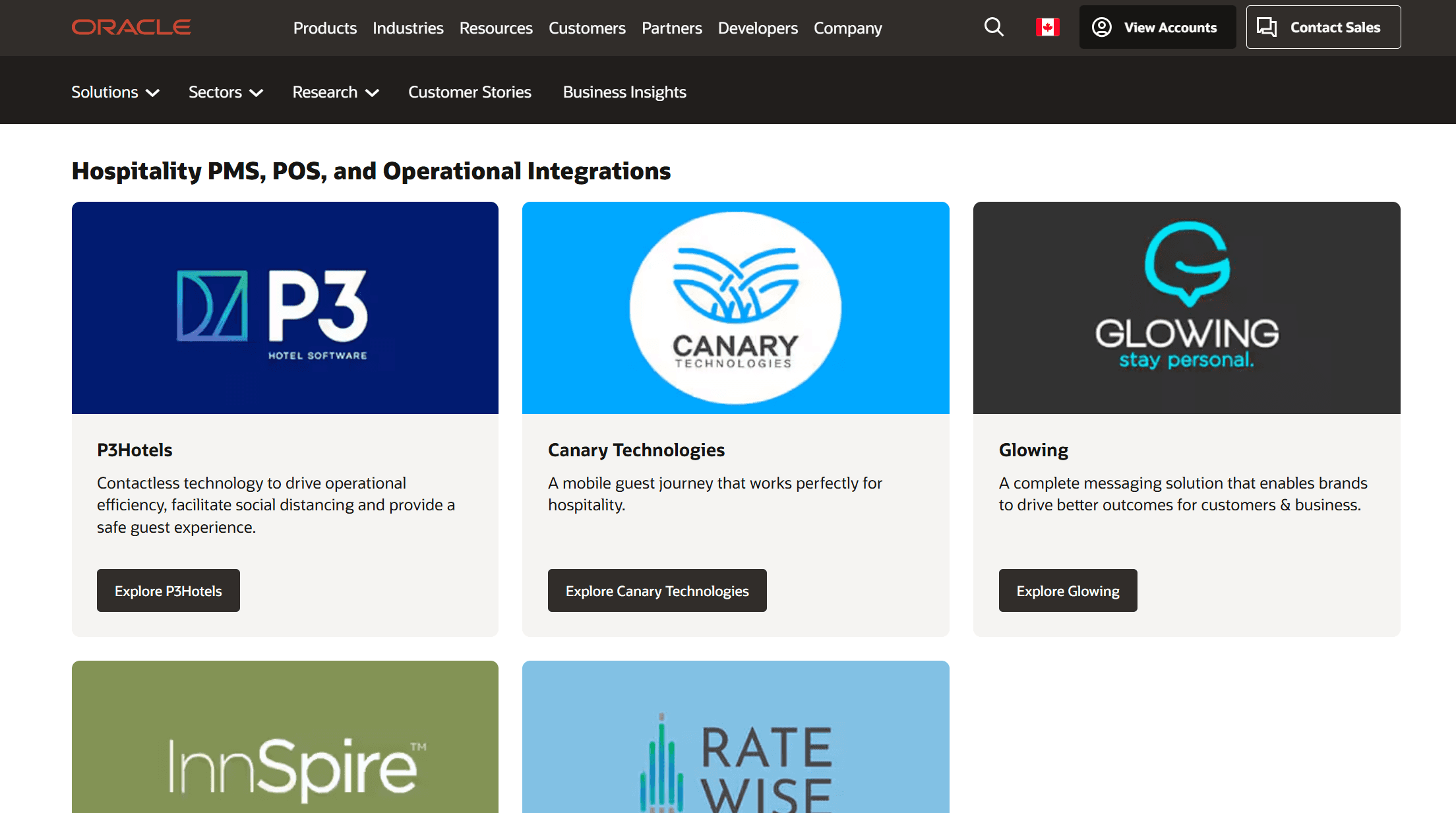Oracle OPERA screenshot