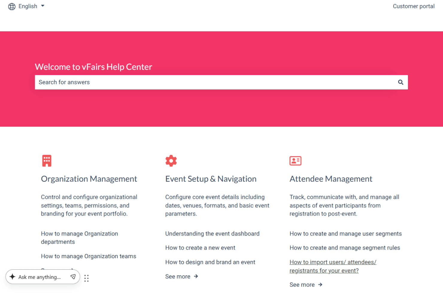vFairs onboarding