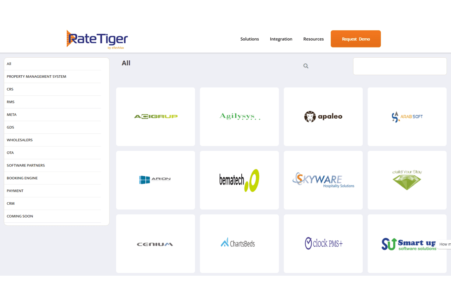 RateTiger integrations