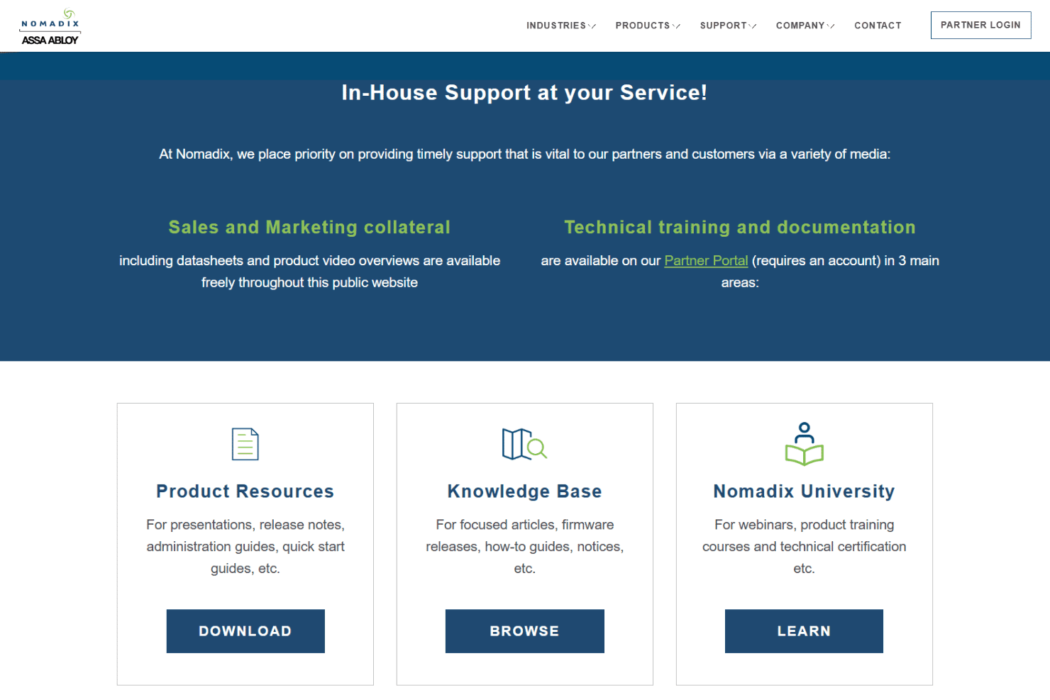 Nomadix training materials