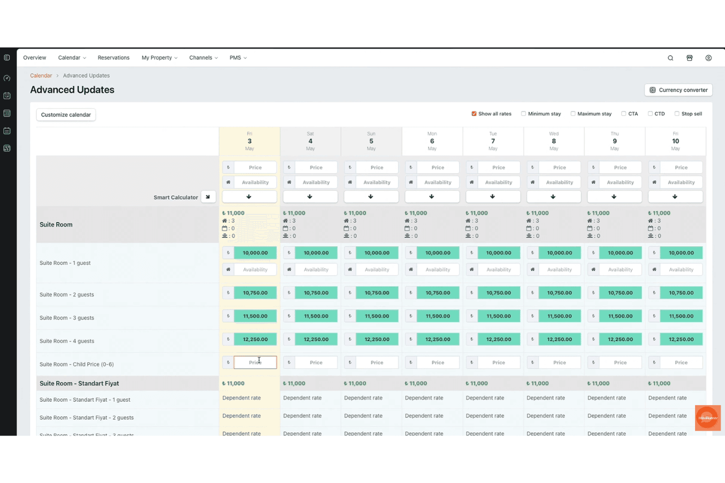 HotelRunner automated pricing
