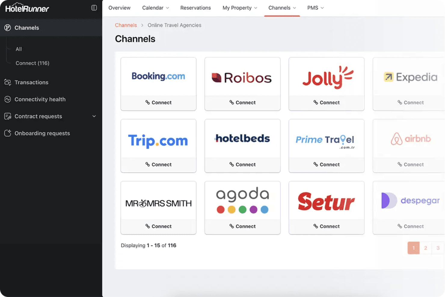 HotelRunner network marketplace