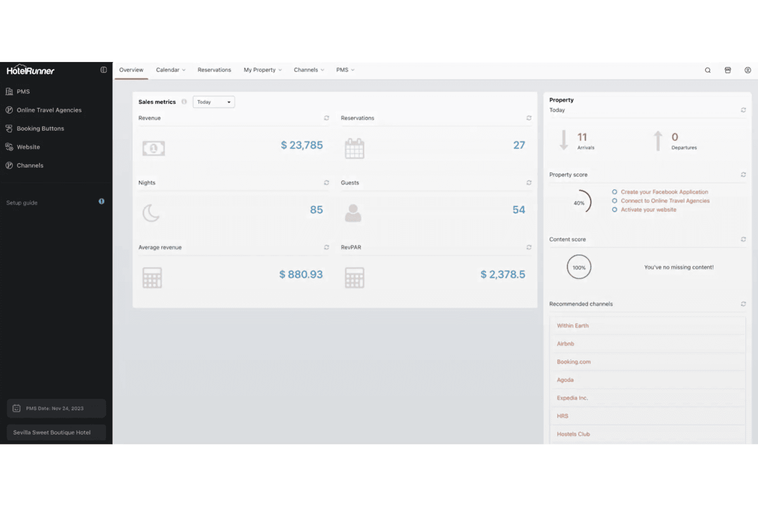 HotelRunner streamlines bookings, channels, and hotel operations.