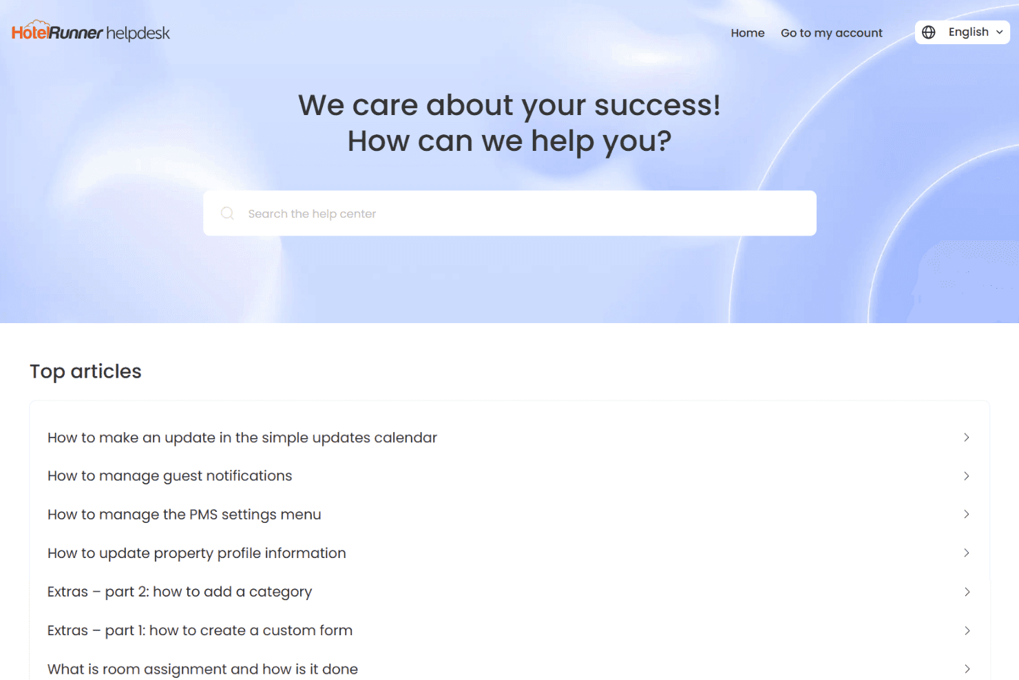 HotelRunner knowledge base