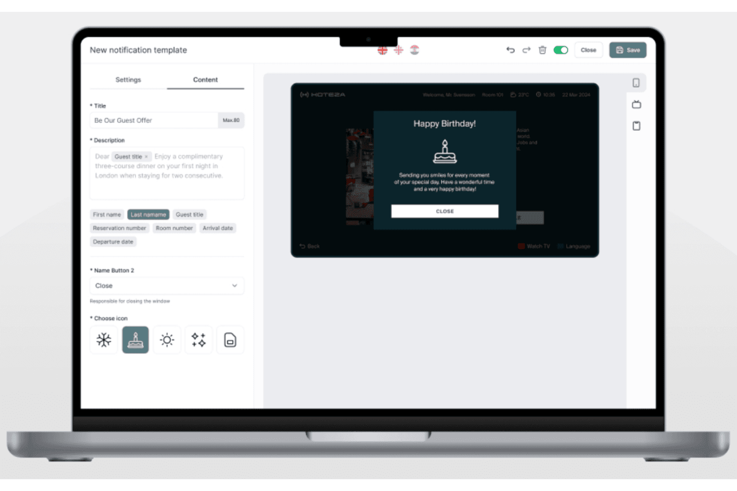 Hoteza updates