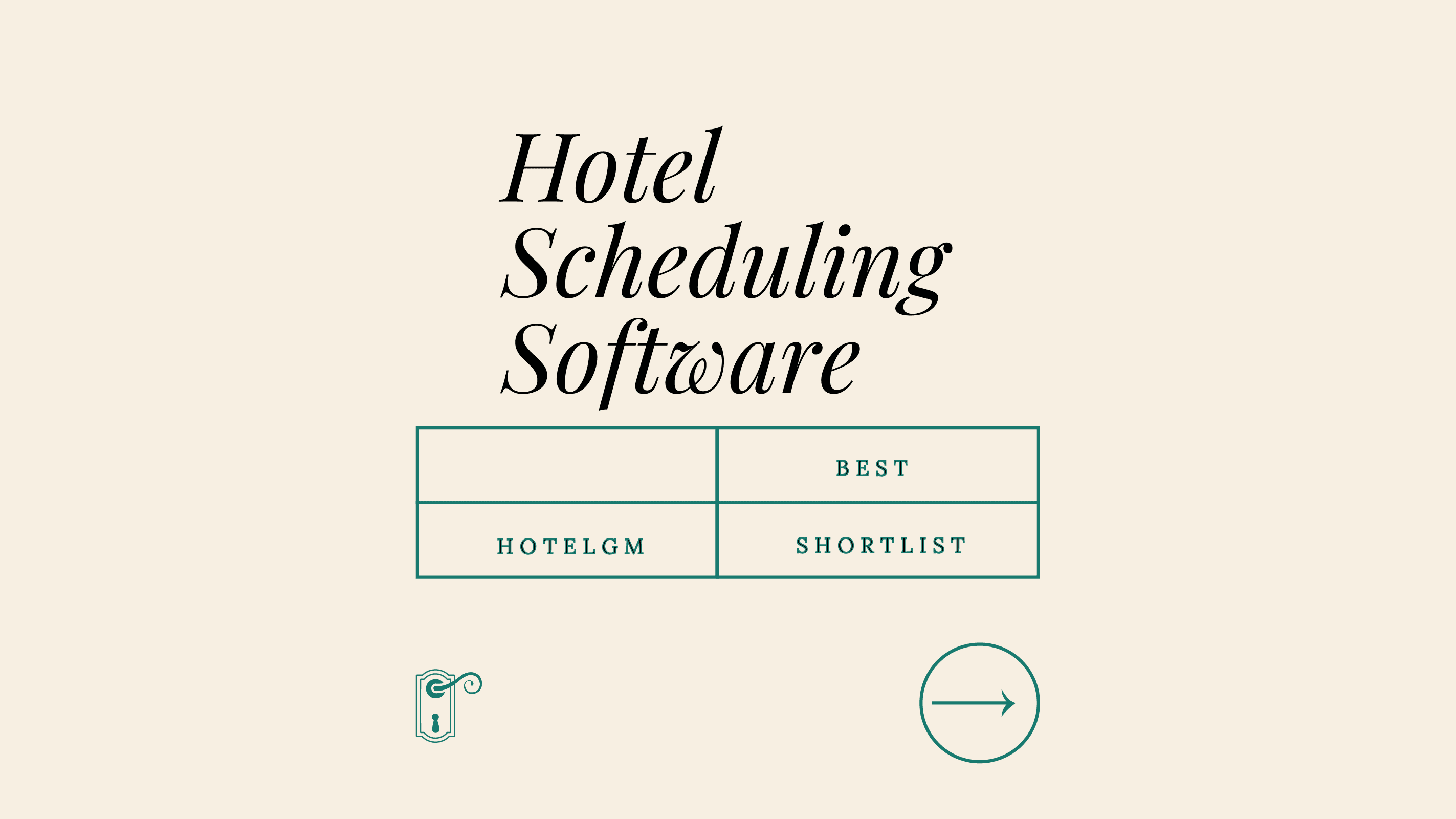 Hotel scheduling software best tools