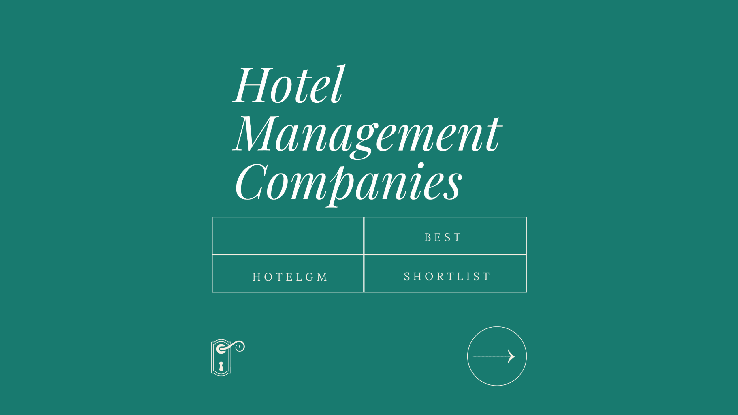 Hotel management companies best tools