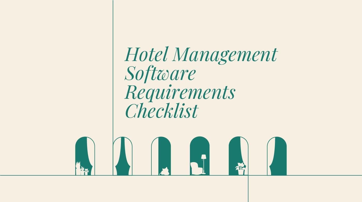Hotel management software requirements checklist standard editorial post 37594