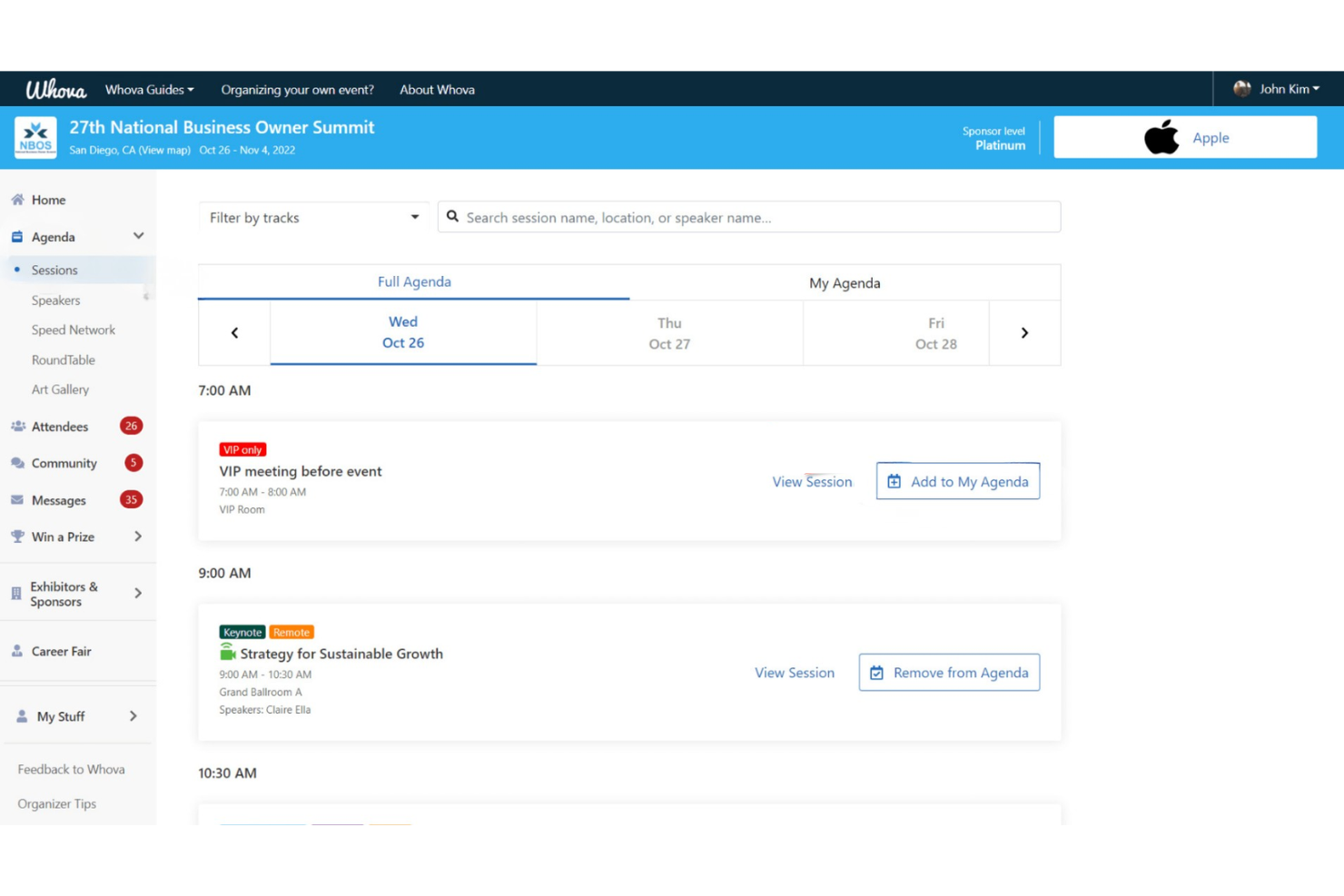 screenshot - Whova Review 2026: Pros, Cons, Features, and Pricing