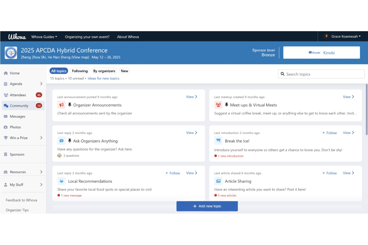 screenshot - Whova Review 2026: Pros, Cons, Features, and Pricing