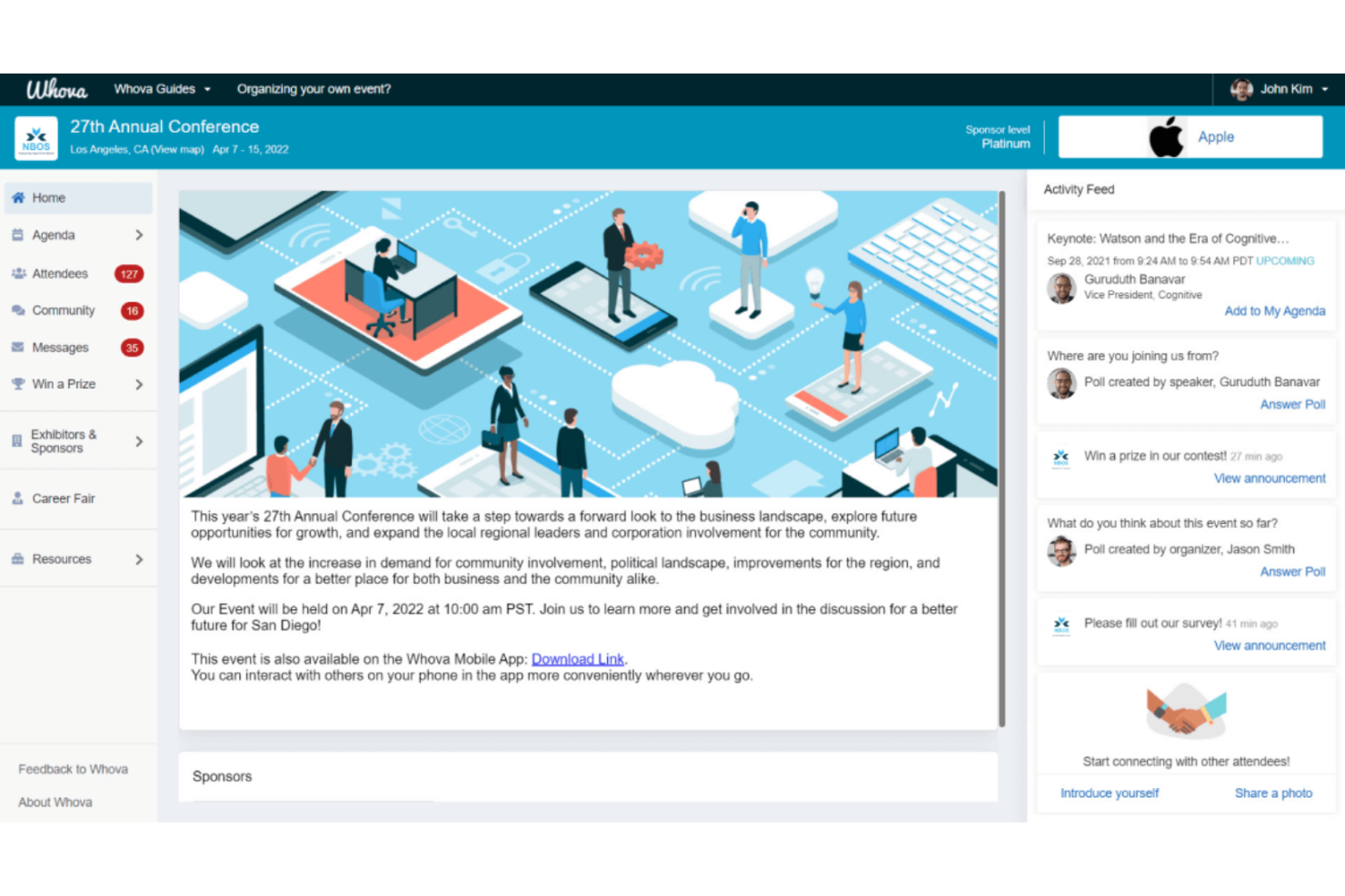 screenshot - Whova Review 2026: Pros, Cons, Features, and Pricing