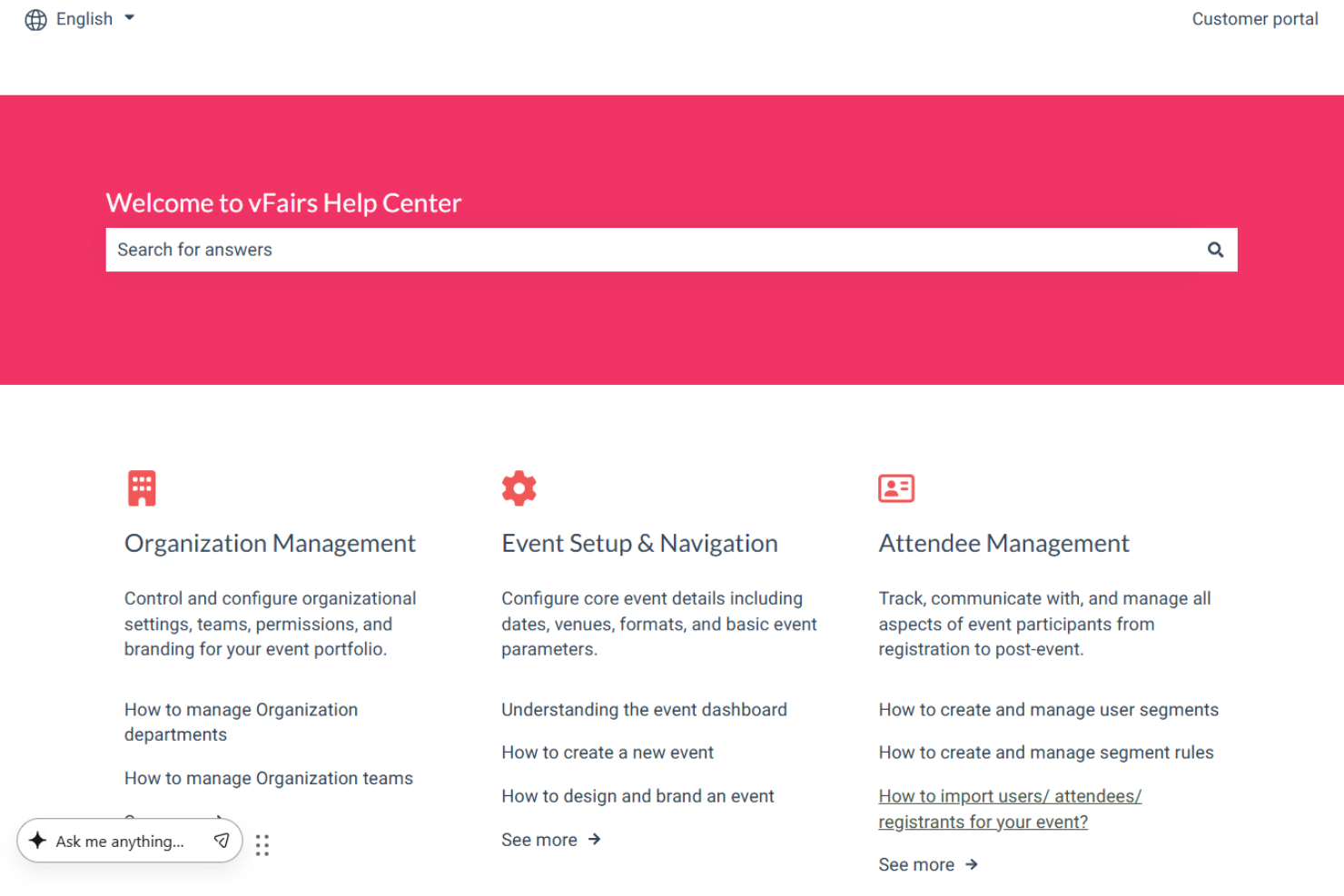 vFairs onboarding