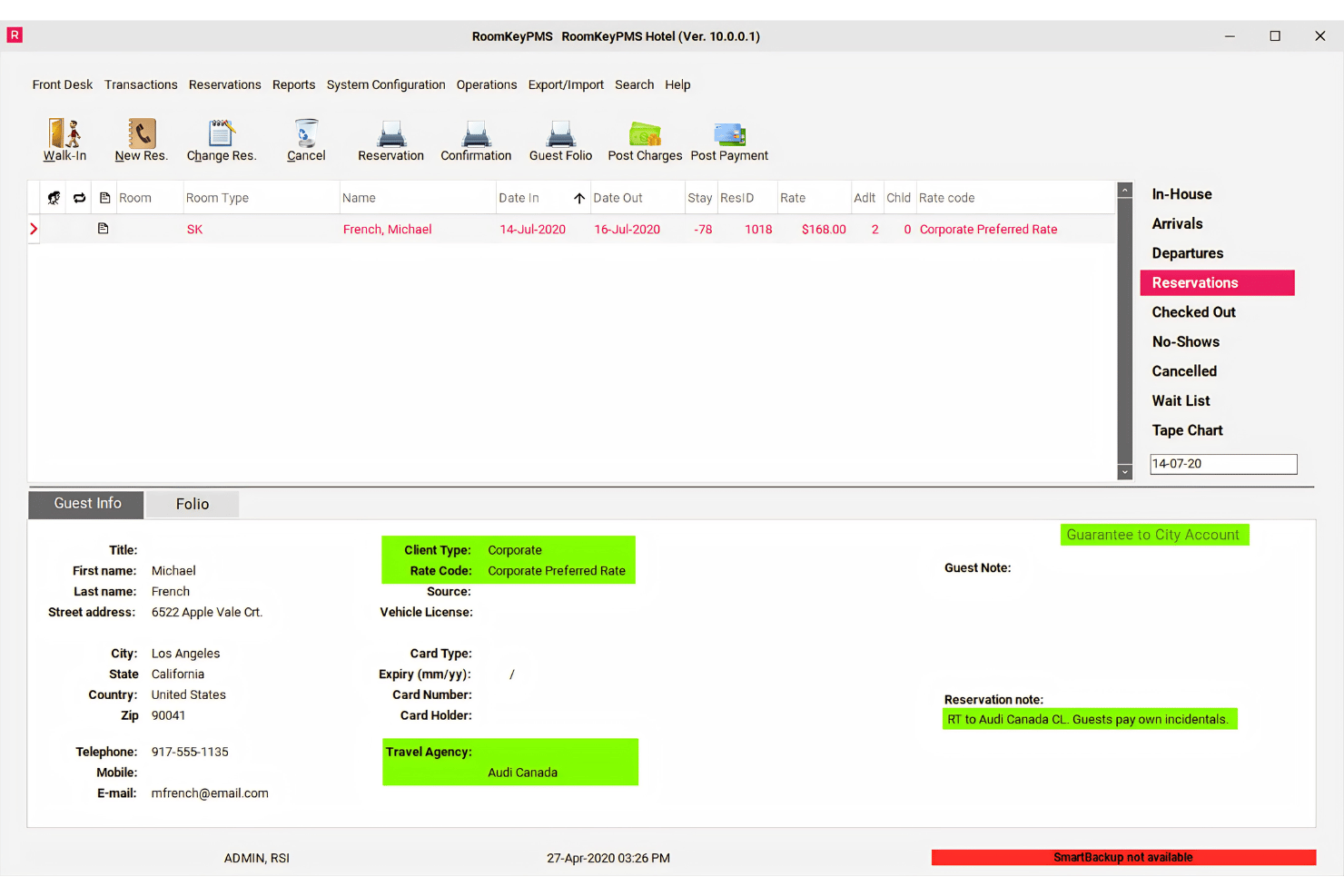 screenshot - RoomKey PMS Review 2026: Pros, Cons, Features and Pricing
