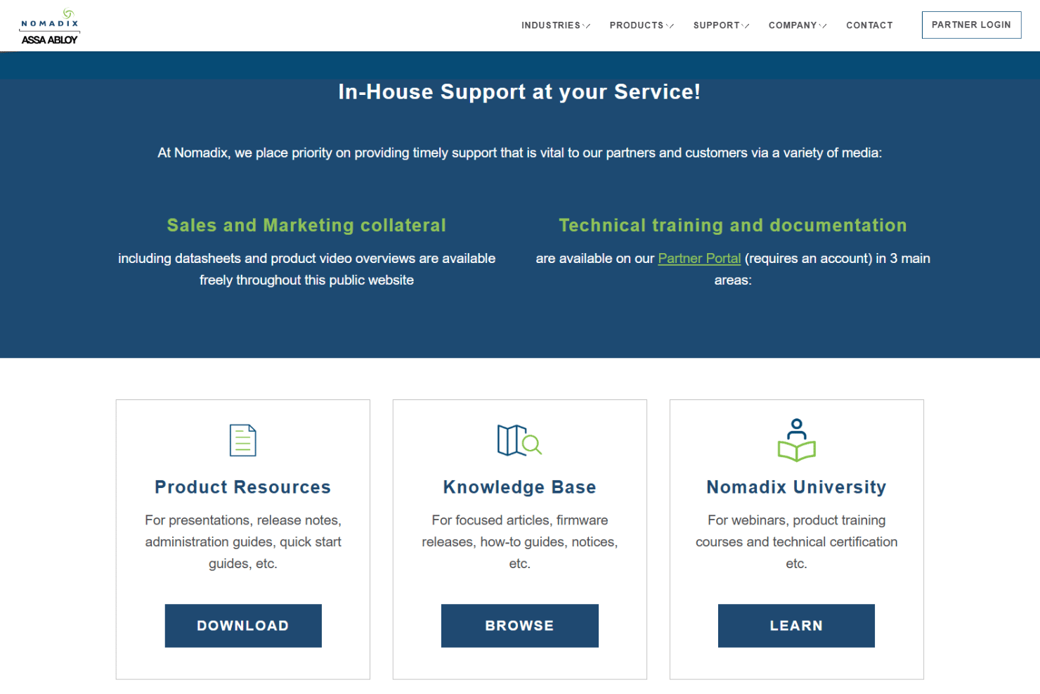 Nomadix training materials