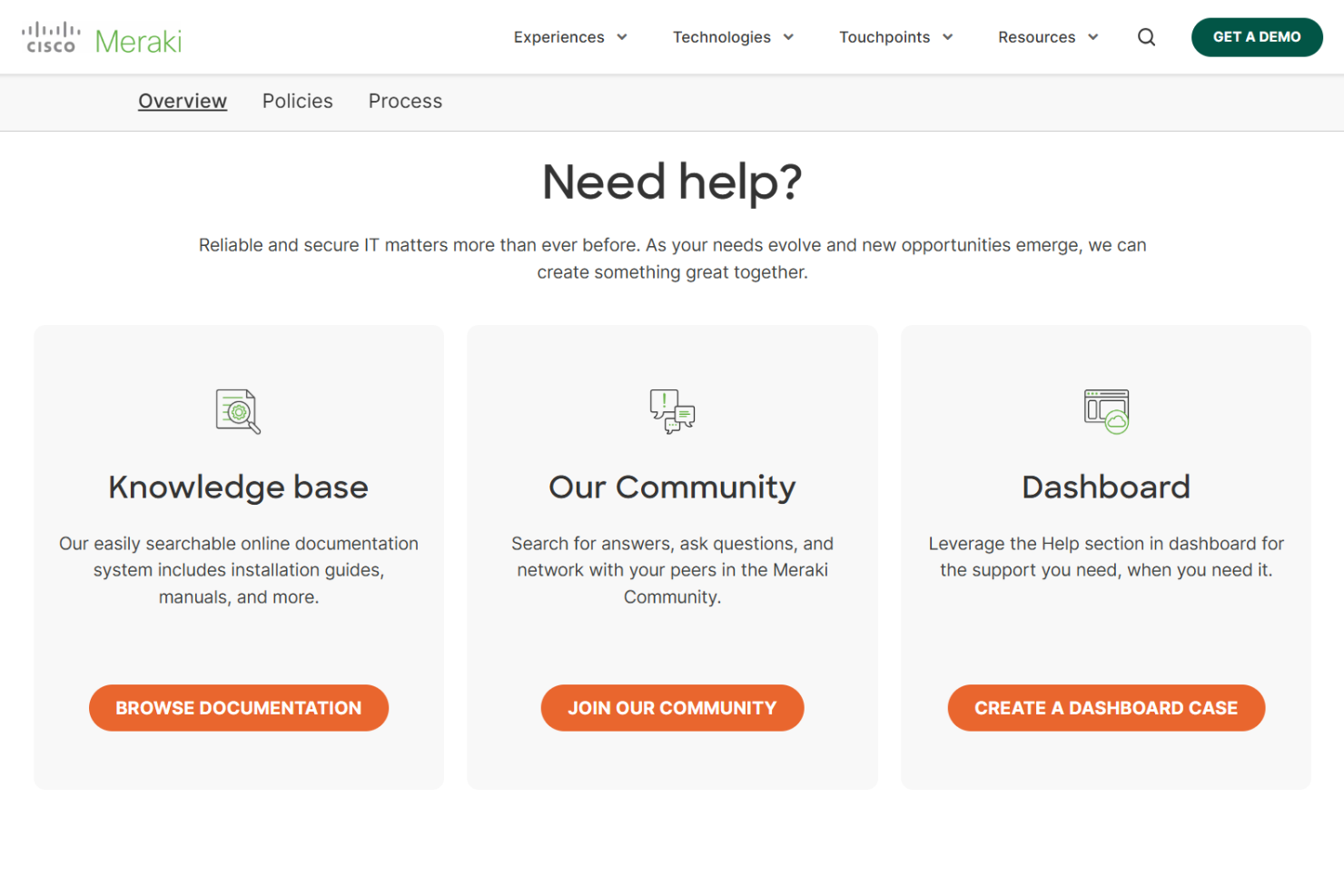 Cisco Meraki customer support
