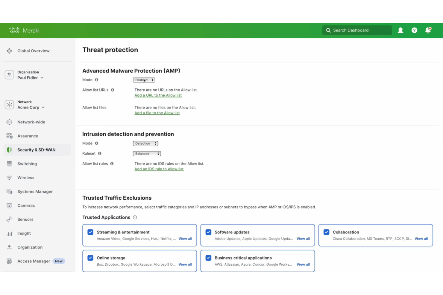 screenshot - Cisco Meraki Review 2026: Pros, Cons, Features, and Pricing