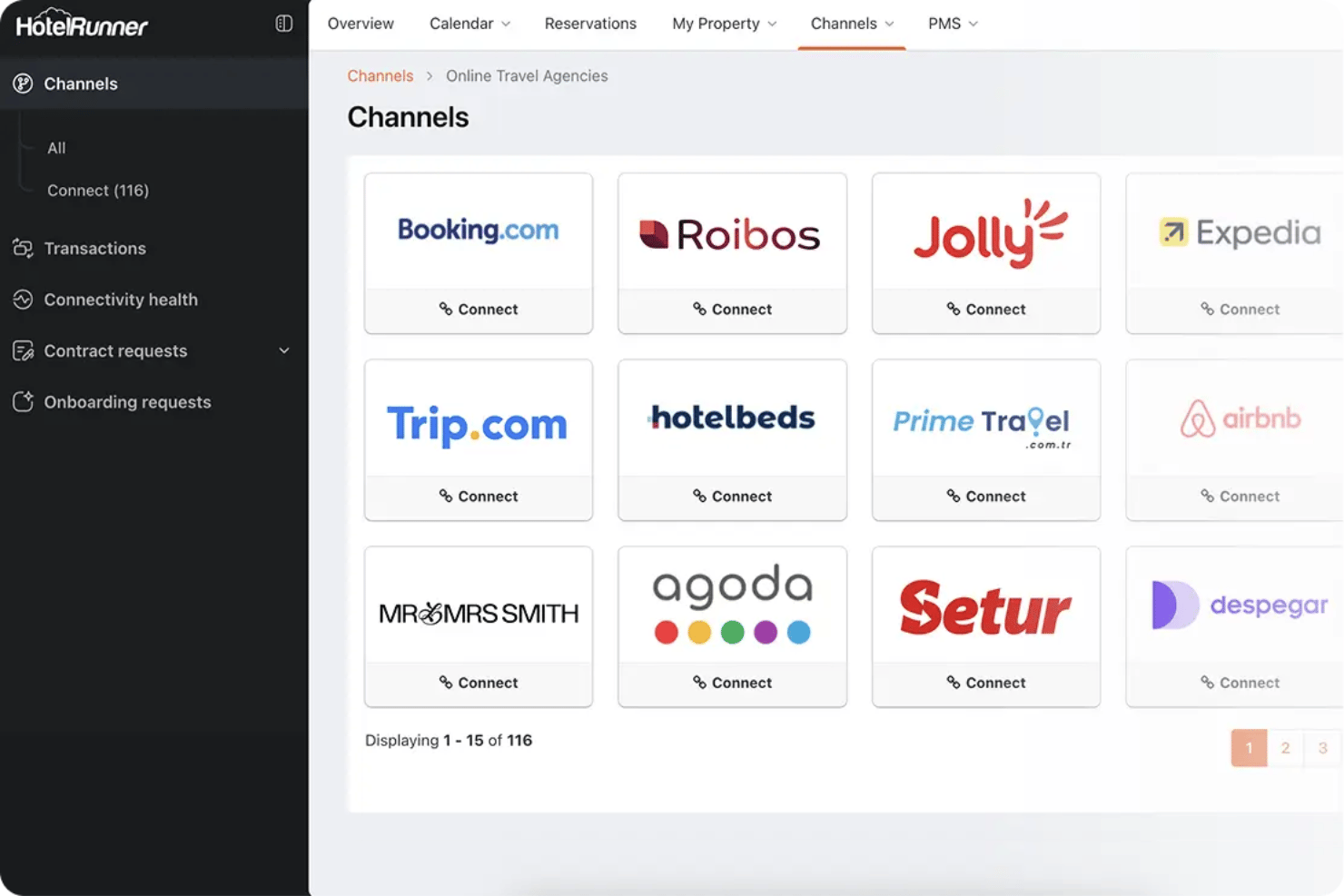 HotelRunner network marketplace