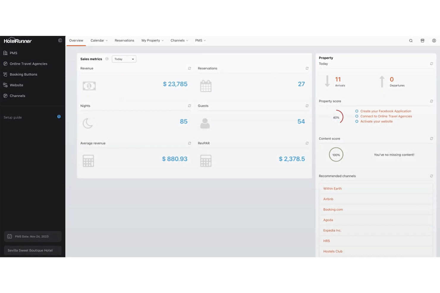 HotelRunner streamlines bookings, channels, and hotel operations.