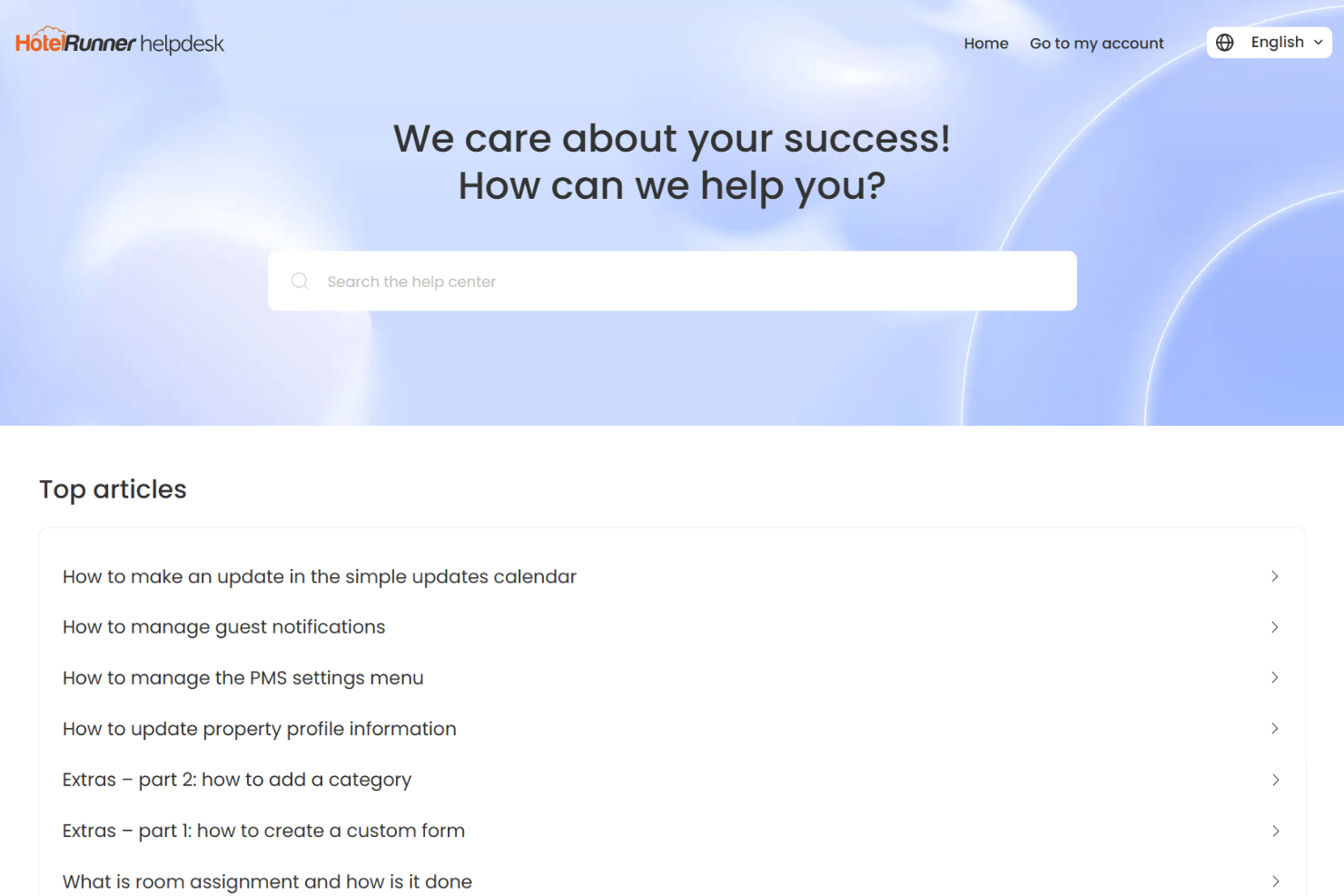 HotelRunner knowledge base