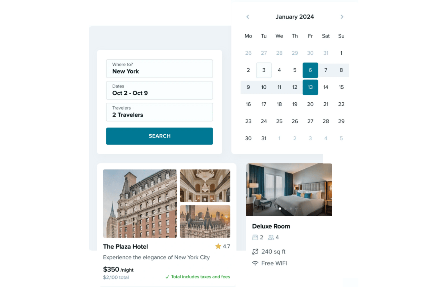 AltexSoft branded booking engines