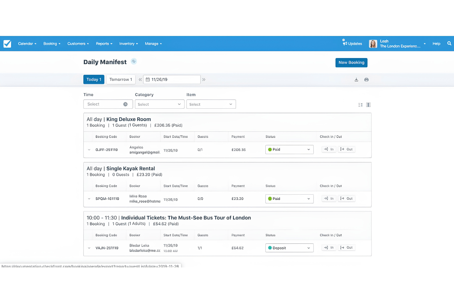 screenshot - Checkfront Review 2026: Pros, Cons, Features and Pricing