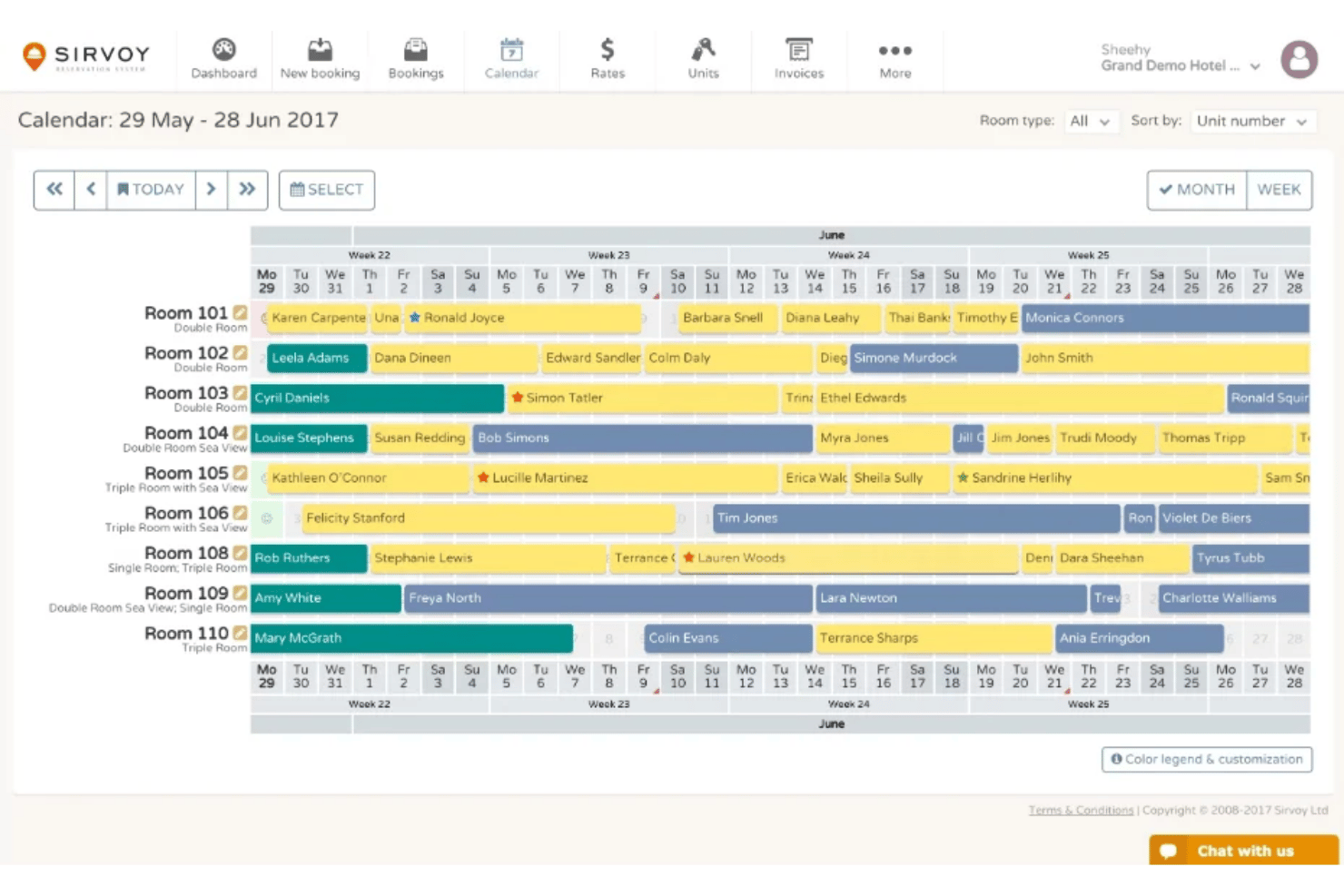 Sirvoy helps properties manage bookings, guests, and daily operations.