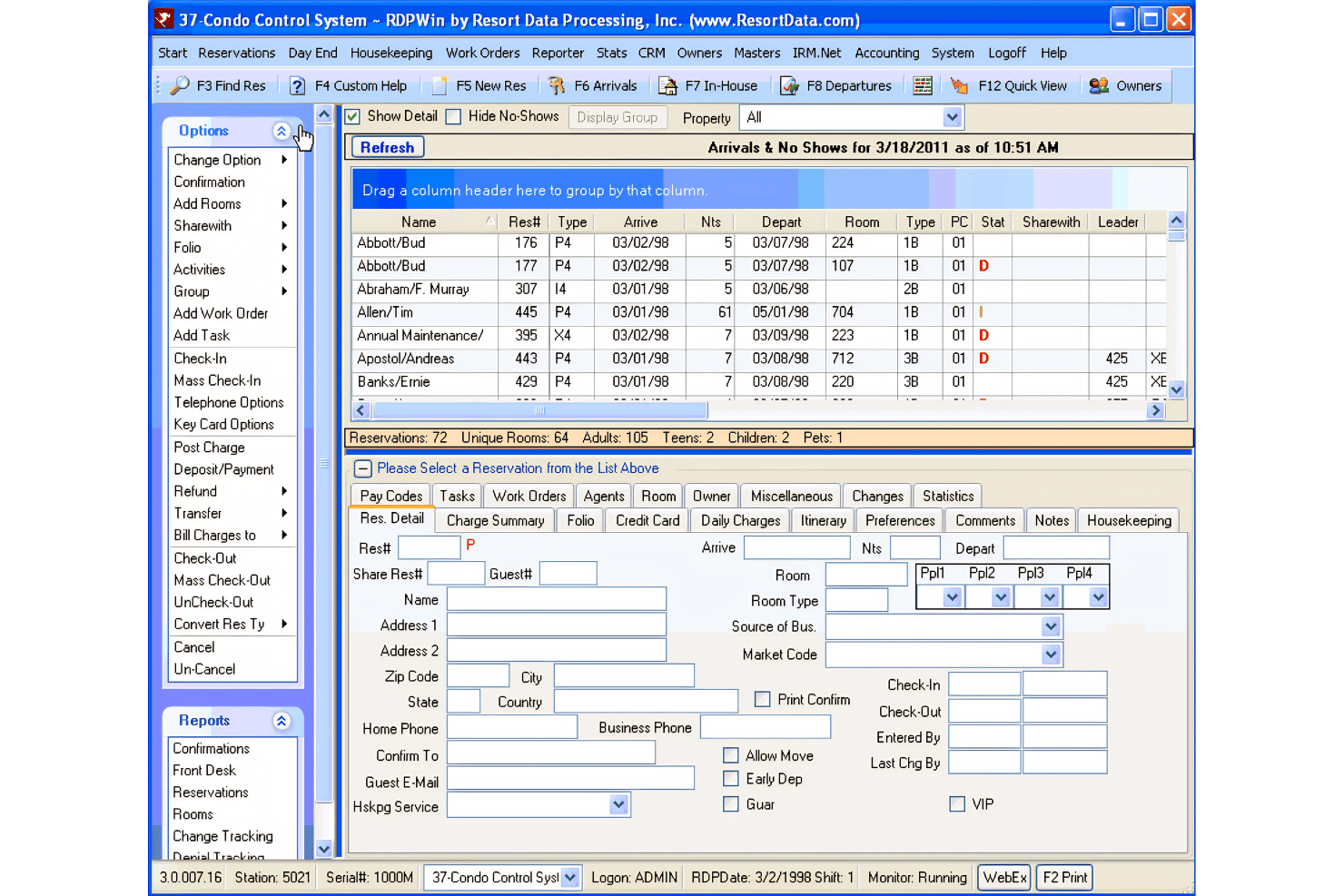 screenshot - Resort Data Review 2026: Pros, Cons, Features, and Pricing