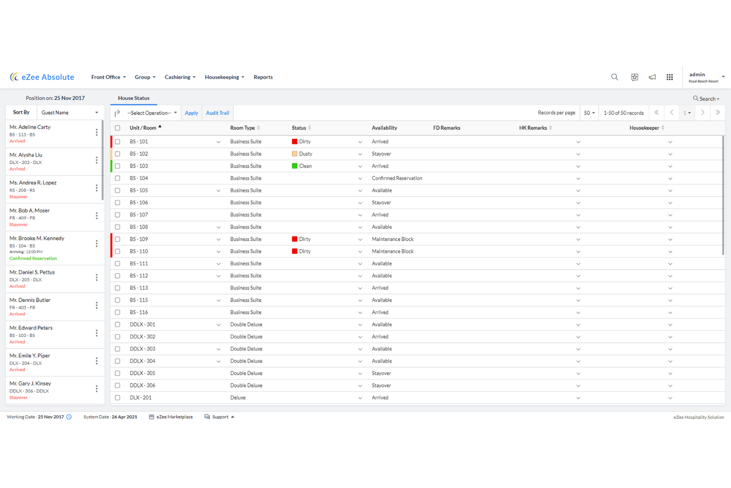 screenshot - eZee Absolute Review 2026: Pros, Cons, Features and Pricing