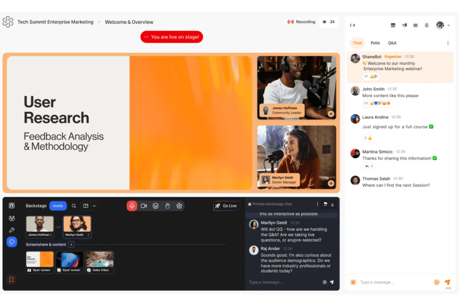 RingCentral Events is an all-in-one platform to plan, host, engage, and analyze events.