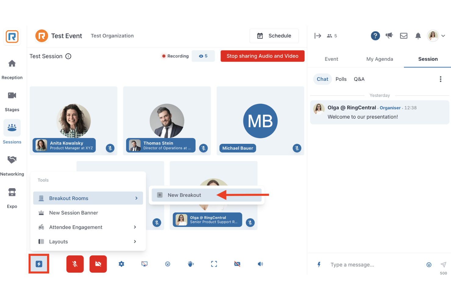 screenshot - RingCentral Events Review 2026: Pros, Cons, Features, and Pricing