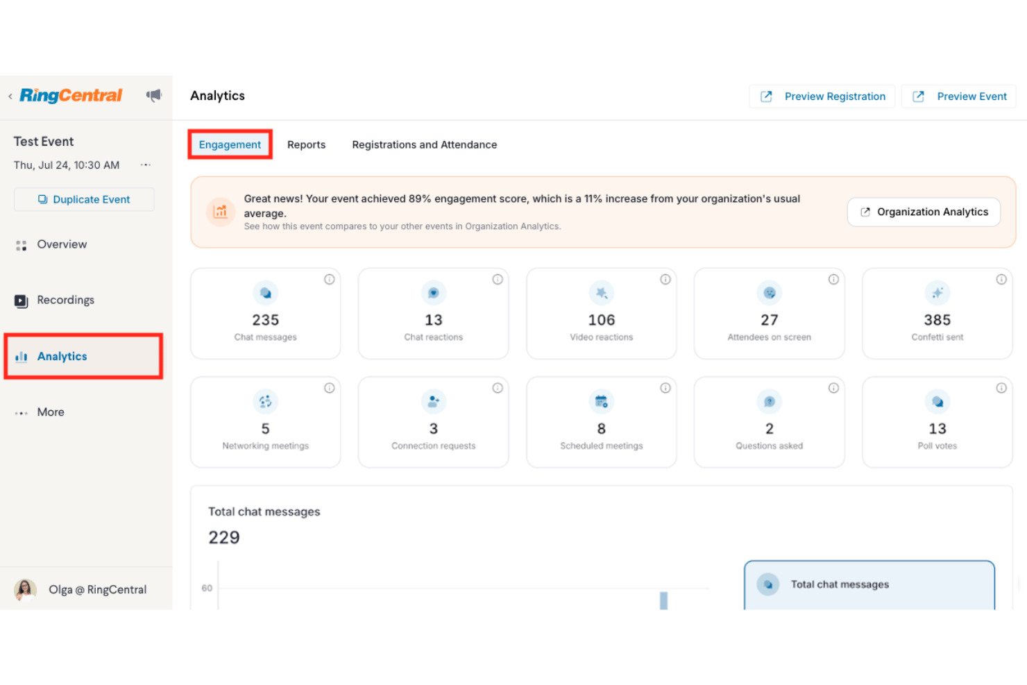 screenshot - RingCentral Events Review 2026: Pros, Cons, Features, and Pricing