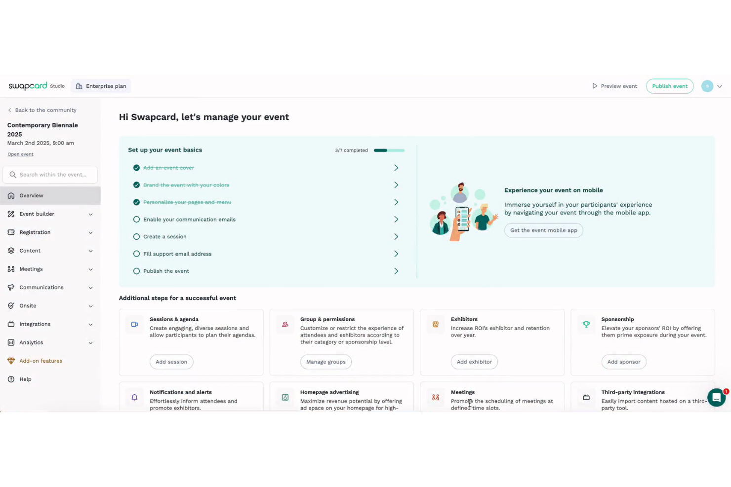 screenshot - Swapcard Review 2026: Pros, Cons, Features, and Pricing
