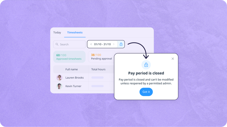 Connecteam Adds Pay Period Locks and Break Premium Controls