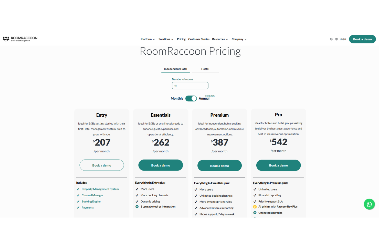 screenshot - RoomRaccoon Review: Pros, Cons, Features and Pricing Guide