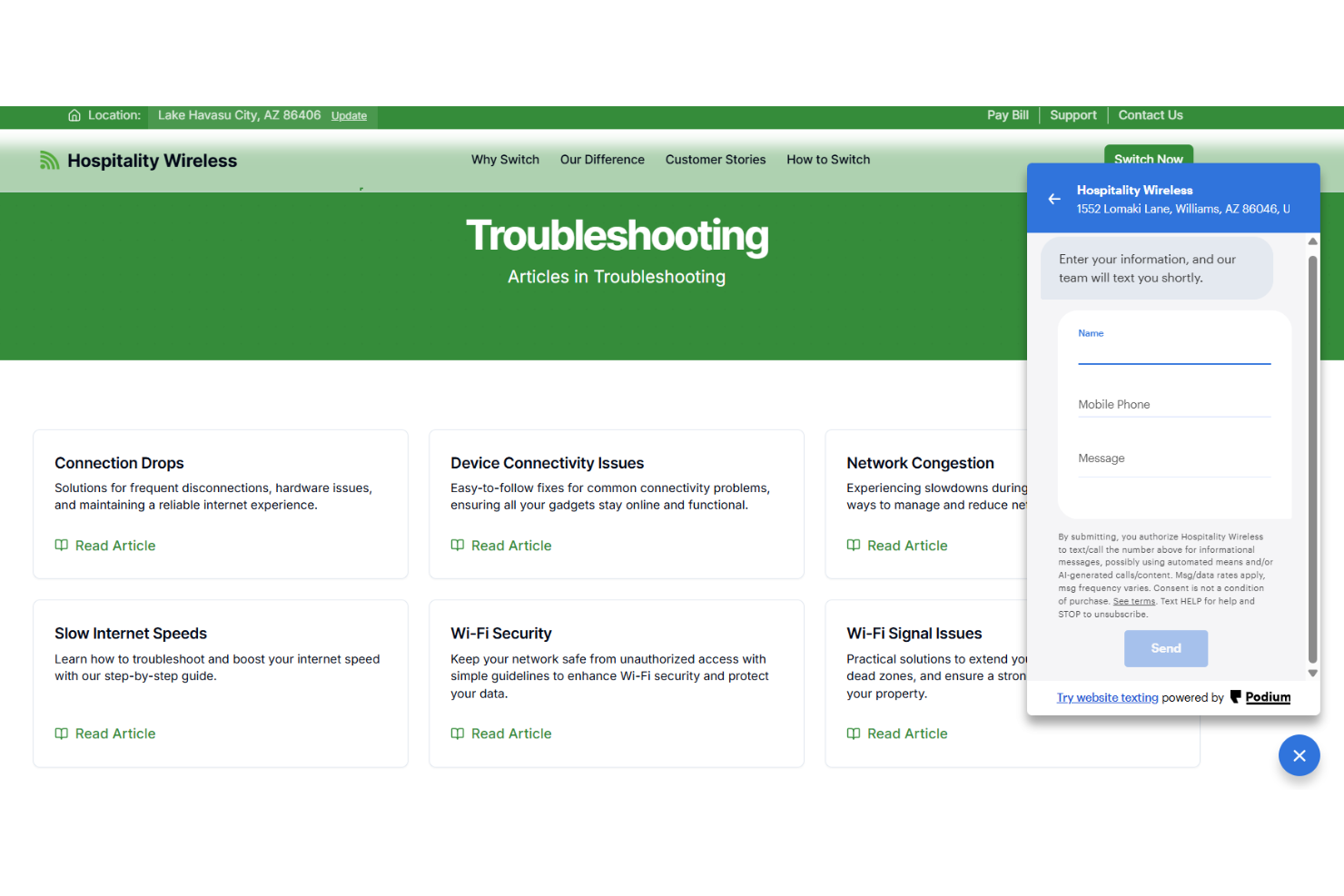 screenshot - Hospitality Wireless Review: Pros, Cons, Features and Pricing