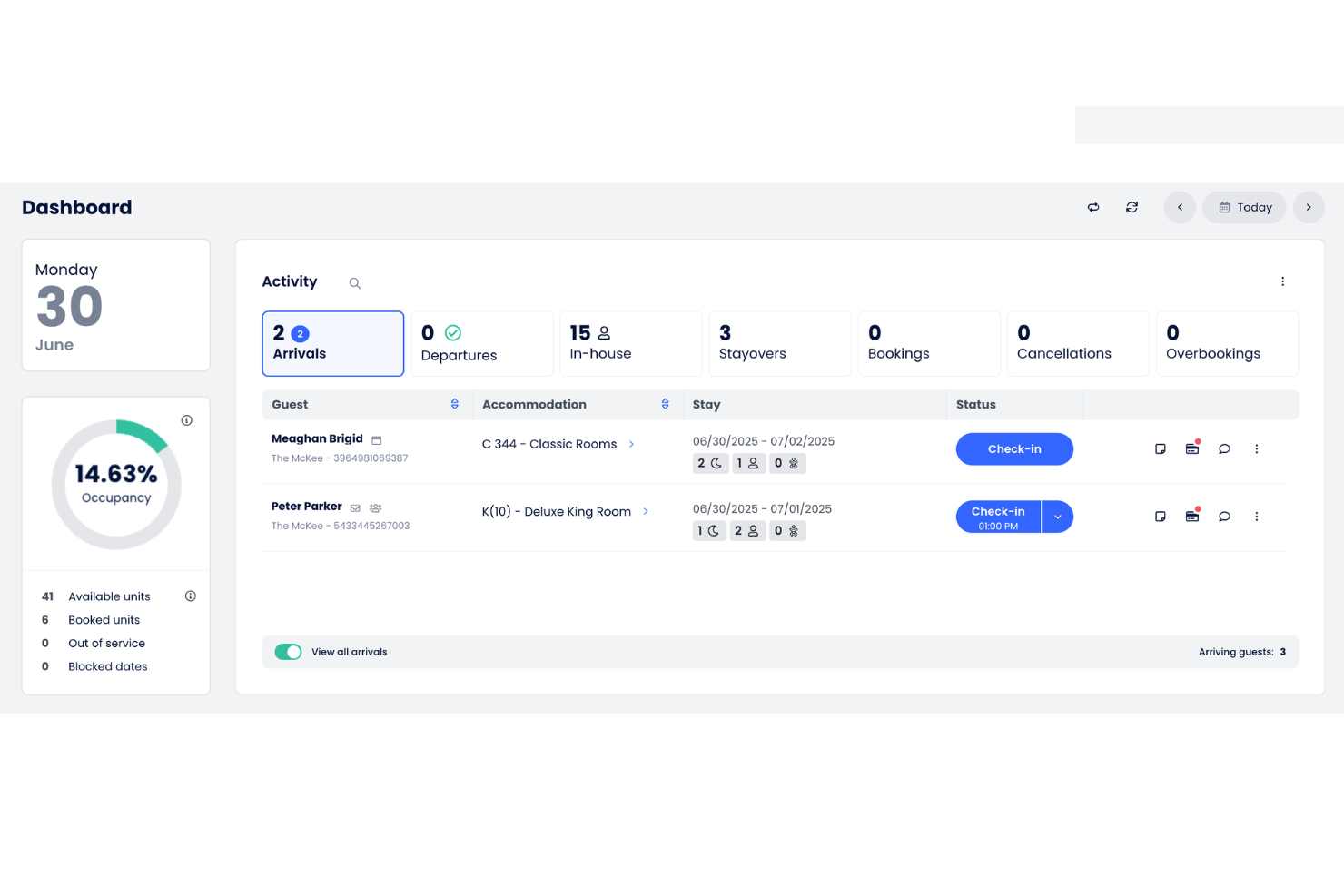 Cloudbeds screenshot - 10 Beste Hotelwartungssoftware im Test für 2026