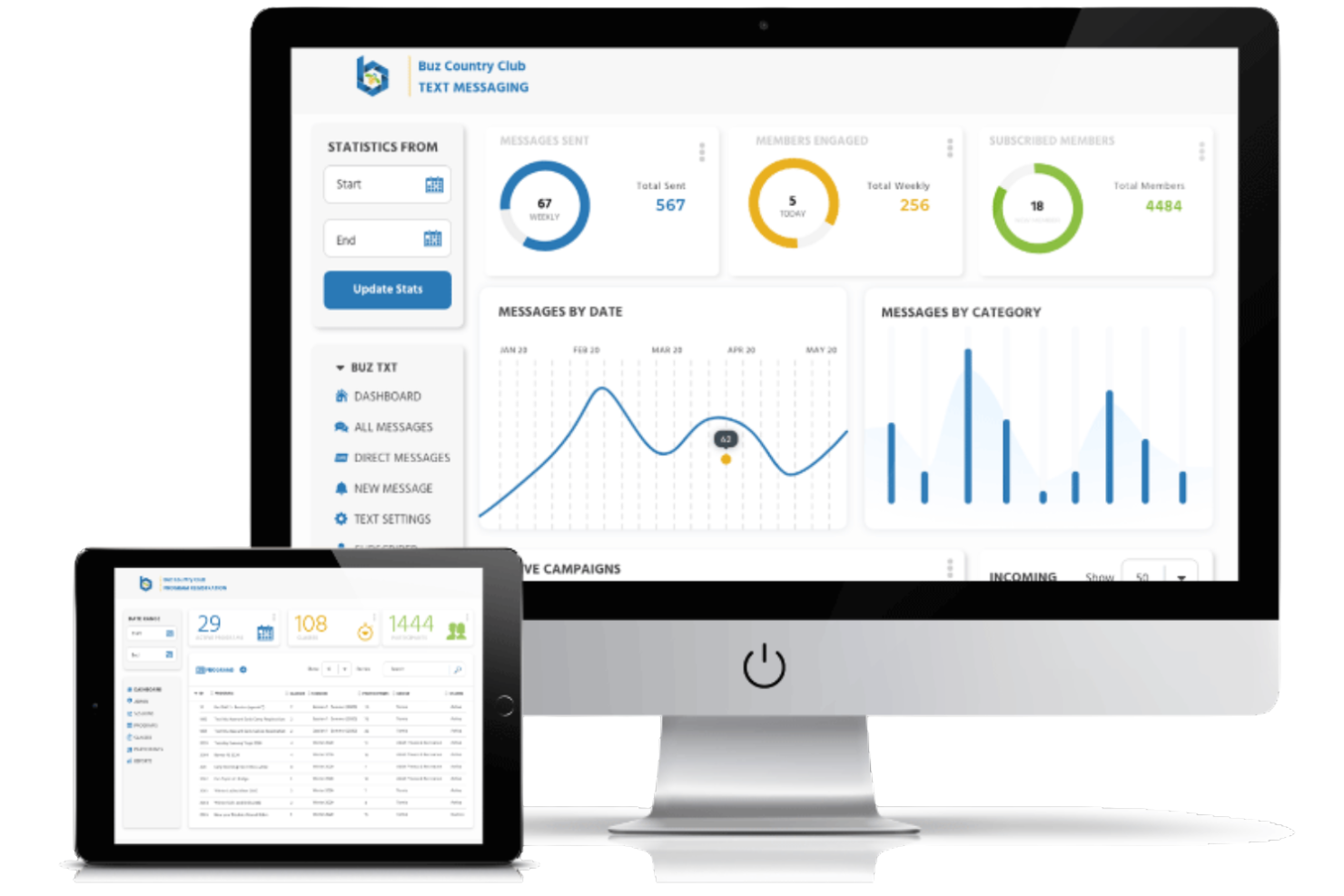 Buz Club Software screenshot - 10 migliori software per la gestione di banchetti per il 2026