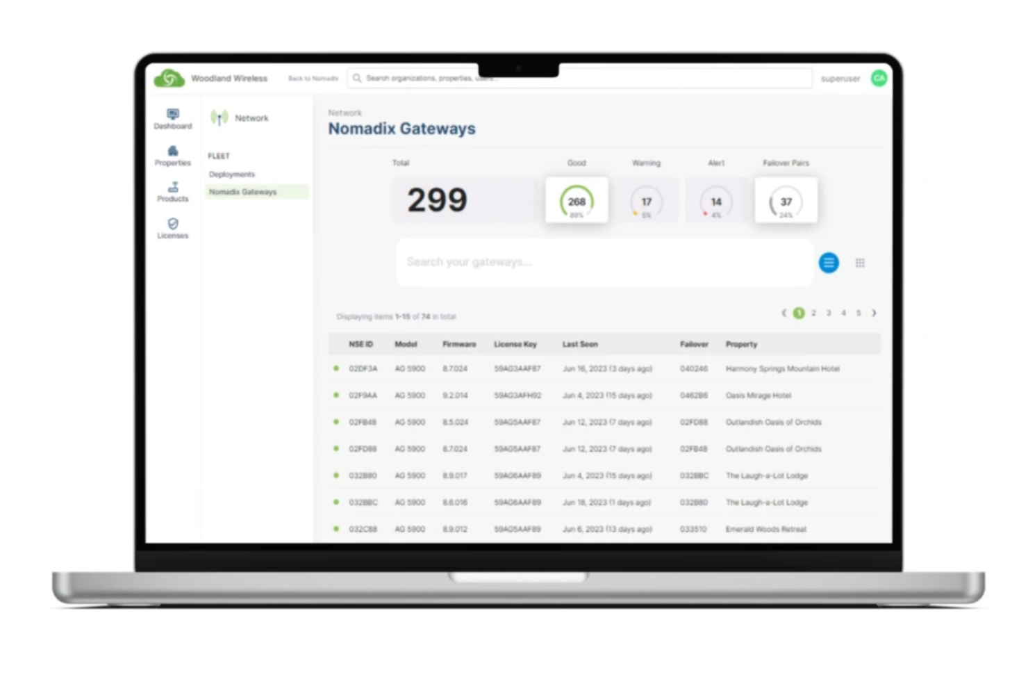 Nomadix screenshot - 15 Soluciones de Software para la Gestión de WiFi en Hoteles en 2026