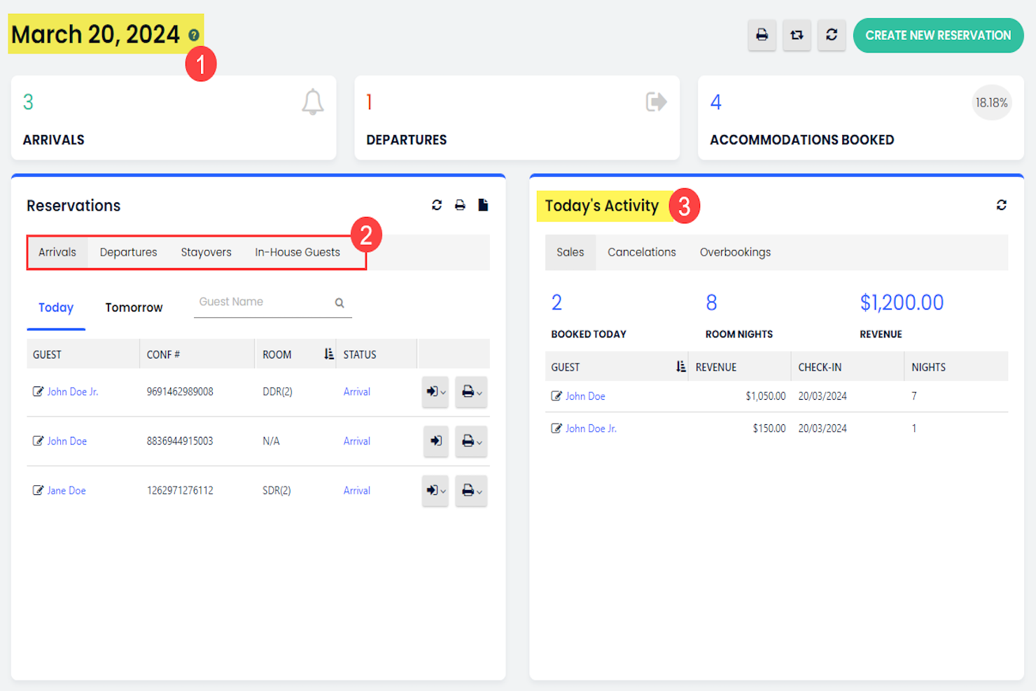 Cloudbeds screenshot - 10 migliori soluzioni tecnologiche per l’ospitalità recensite nel 2026