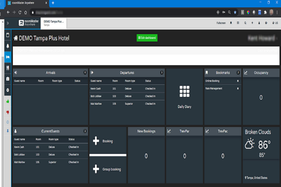 roommaster screenshot - 10 Mejores Herramientas de Software de IA para Hoteles en 2026