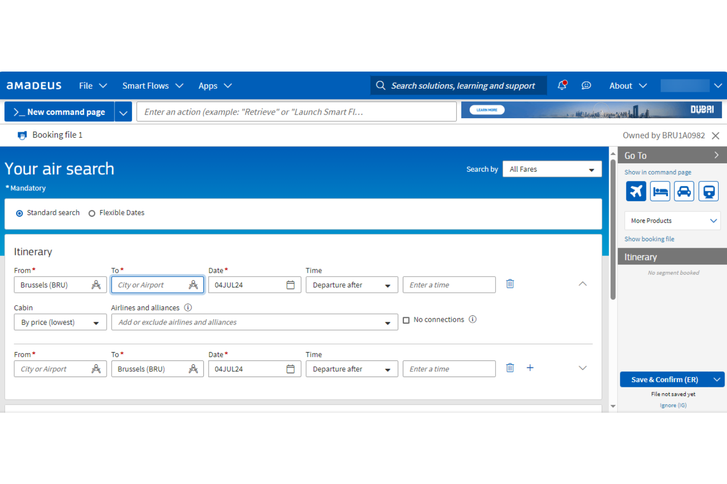 Amadeus Travel Platform screenshot - 10 migliori software per la distribuzione globale recensiti nel 2026
