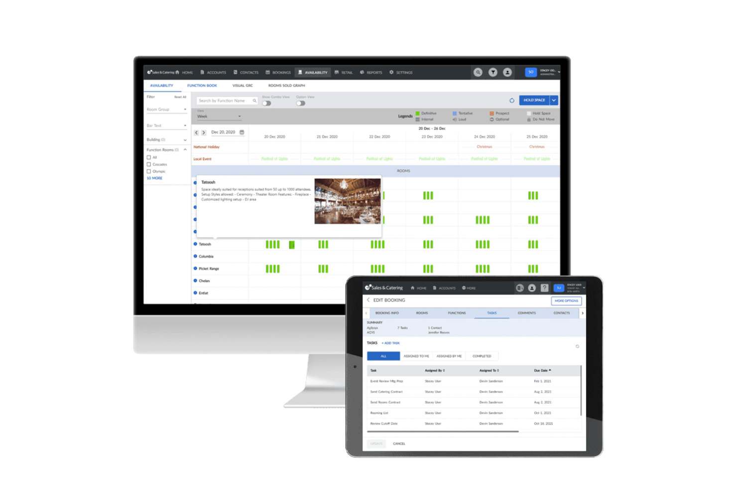 Agilysys screenshot - 10 migliori software per vendite e catering alberghiero del 2026
